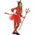 Little Red Devil Tutu Costume for Girls Halloween, Size: 8-10 years(140 cm)