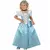 Blått og hvitt prinsessekostyme til jenter, Størrelse: 3–4 år (92–104 cm)