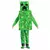 Klassisk Minecraft Creeper-kostyme til barn, Størrelse: 7–8 år (124–136 cm)