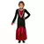 Red and black vampire costume for girls, Size: 5-6 years(110-115 cm)