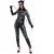 Klassisk Catwoman-kostyme for kvinner, Størrelse: Large