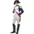 Luxury French Emperor Napoleon costume for men, Size: Medium