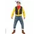 Lucky Luke kostyme for voksne, Størrelse: Medium