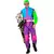 Stor størrelse fluorescerende snowboardkostyme for voksne, Størrelse: XX-Large