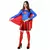 Supergirl-kostyme til kvinner, Størrelse: Medium