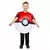 Pokémon Pokéball-kostyme til barn, Størrelse: 3–7 år (98–122 cm)