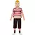 Pugsley Addams-familien kostyme til barn, Størrelse: 10–12 år (145/158 cm)