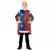 Medieval king costume for boys, Size: 4-6 years (115/128 cm)