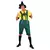 Yellow and green Bavarian costume for men, Size: Large