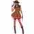 Sexy cowgirl-kostyme for kvinner, Størrelse: Large
