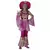 Pink hippie costume for girls, Size: 10-12 years(130-140 cm)