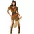 Cavewoman costume with animal skin effect for adults, Size: Medium/Large