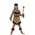 Brown and black Indian costume for girls, Size: 7-9 years (120-130 cm)