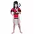 Red and beige Indian costume for girls, Size: 13-14 years (140-152 cm)