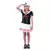 Black and white sailor costume for girls, Size: 10-12 years (130-140 cm)