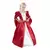 Medieval princess costume with satin effect for girls, Size: 10-12 years (130-140 cm)