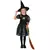 Spider witch costume for girls, Size: 10-12 years (130-140 cm)