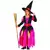 Rosa heksekostyme til jenter Halloween, Størrelse: 10–12 år (130–140 cm)