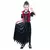 Red vampire costume for girls Halloween, Size: 10-12 years (130-140 cm)