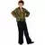Gold sequin disco costume for boys, Size: 10-12 years (130-140 cm)