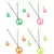Hippie-sett, Farge: Rosa