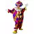 Children's Checkered Clown Costume, Size: 10-12 years (130-140 cm)