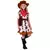 Western cowboy-kostyme til jenter, Størrelse: 7–9 år (120–130 cm)