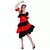 Flamencokostyme for kvinner, Størrelse: Medium