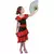 Flamenco costume for girls, Size: 10-12 years (130-140 cm)