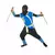 Blue and gold ninja costume for boys, Size: 10-12 years (L)