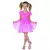 Pink sequin princess costume for girls, Size: 10-12 years(130-140 cm)