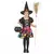 Girls' colorful polka dot witch costume, Size: 10-12 years(130-140 cm)