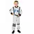 Astronautkostyme til barn, Størrelse: 7–9 år (120–130 cm)