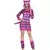 Striped cat costume for women, Size: Large (42-44)