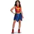 Klassisk Wonder Woman Justice League-kostyme for jenter, Størrelse: 5–6 år (110 – 116 cm)