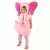Pink elephant costume for children, Size: 3-4 years (98-104cm)