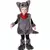 Children's wolf costume, Size: 3-4 years (98 - 110 cm)