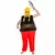 Ordralphabetix Asterix og Obelix kostyme til voksne, Størrelse: X-Large