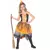 Witch costume with spider veil for girls, Size: 7-9 years (120-130 cm)