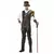 Steampunk-eventyrkostyme for menn, Størrelse: X-Large
