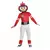 Guttekostyme med Rod Top Wing-maske og -jumpsuit, Størrelse: 4–6 år