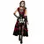 Day of the Dead costume petticoat for women, Size: X-Large (44/46)