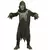 Svart og grønt Grim Reaper-kostyme til barn, Størrelse: 11–13 år (158 cm)