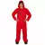 Rød tyv-jumpsuit-kostyme for voksne, Størrelse: Small (46-48)