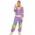 Women's retro jogging costume, Size: Medium