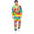 Neon Tie and Dye-treningsdrakt for voksne, Størrelse: Medium