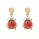 Adult ladybug earrings