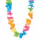 Brightly colored Hawaiian necklace