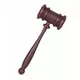 Brown judge's gavel