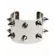 Adult silver punk metal bracelet